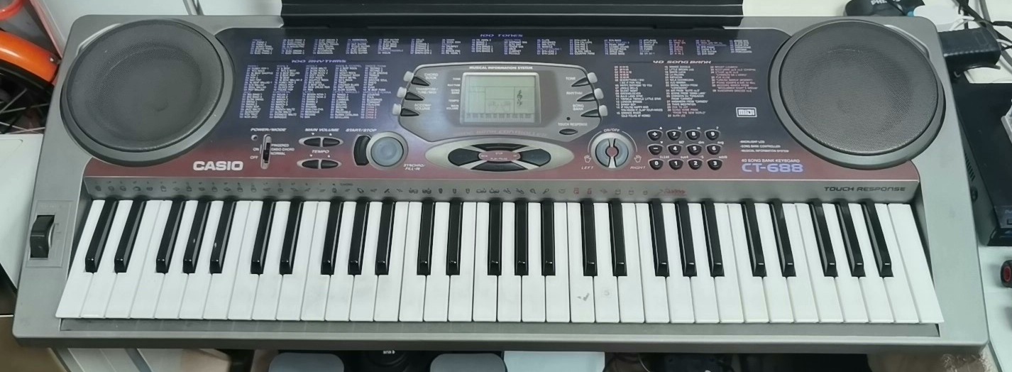 CASIO CT-588 / CT-688 [电子键盘型号与示范曲数据库]